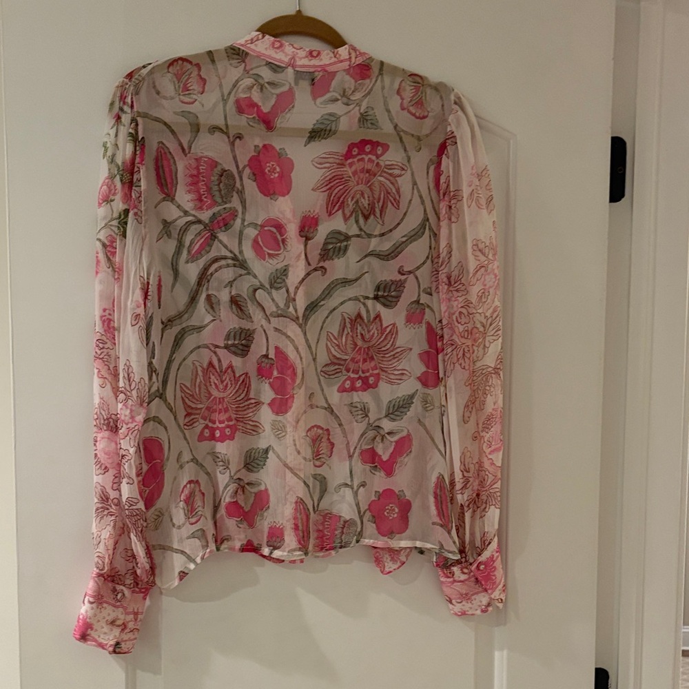Pink Ruffle Blouse - Picture 4 of 4